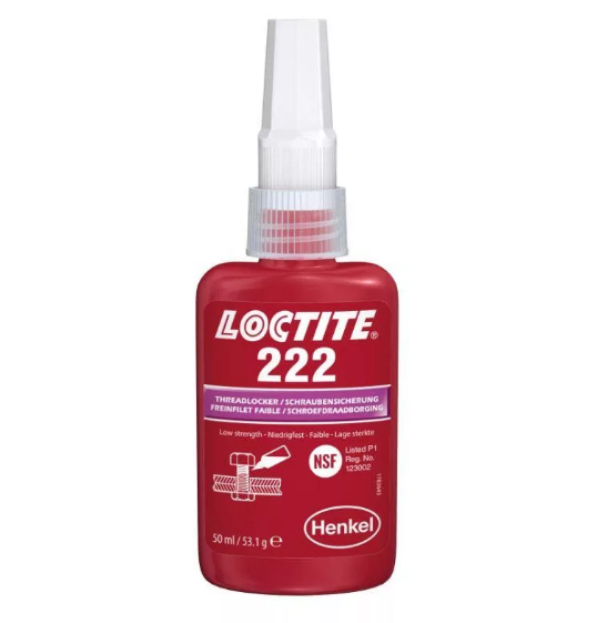 Фиксатор резьбовой низкой прочности Loctite 222 50 мл