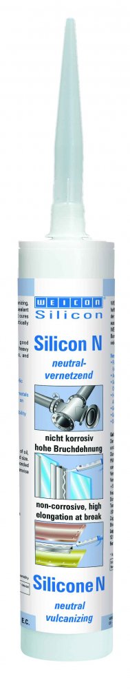 WEICON Силикон N (310 мл) Высокостойкий. Бесцветный, матовый