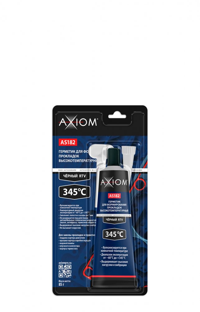 AXIOM AS182 Герметик для формирования прокладок высокотемпературный (тюбик) , 85г