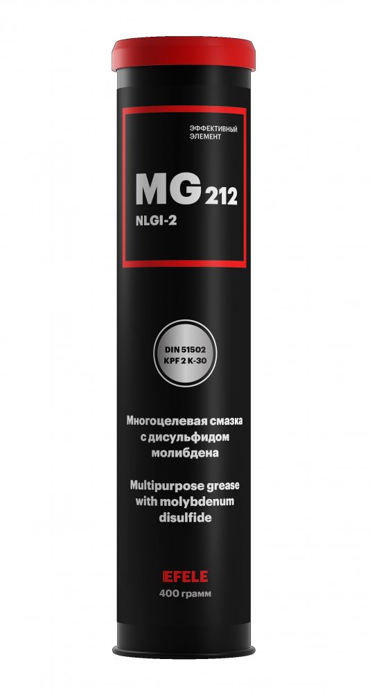 EFELE MG-212 Литиевая смазка с EP присадками и дисульфидом молибдена 400 г