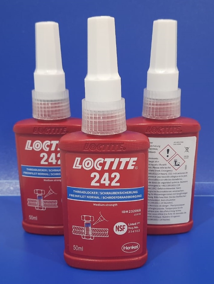 Фиксатор резьбовой средней прочности Loctite 242 50 мл