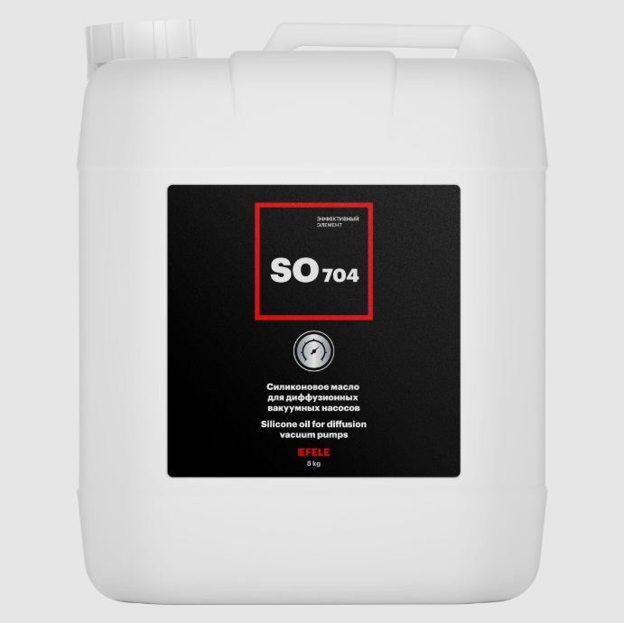 EFELE SO-704 Силиконовая жидкость для диффузионных вакуумных насосов 5 кг