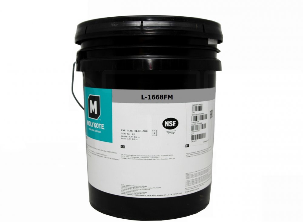 Molykote L-1668FM Вакуумное масло 16,1 кг (18,9л)