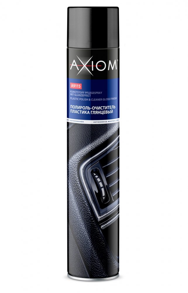 AXIOM A9115.3 Полироль очиститель-пластика глянцевый (виноград) 1000 мл