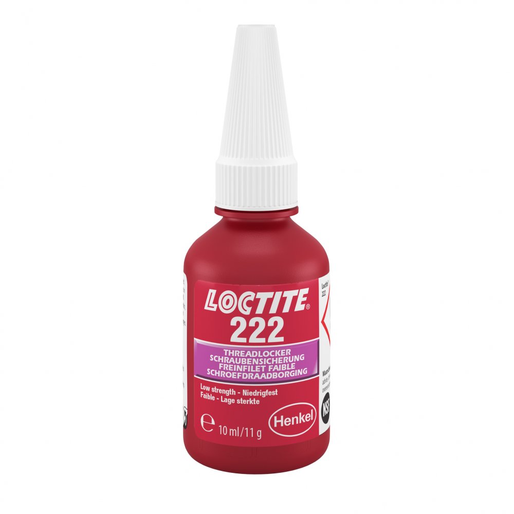 Фиксатор резьбовой низкой прочности Loctite 222 10 мл