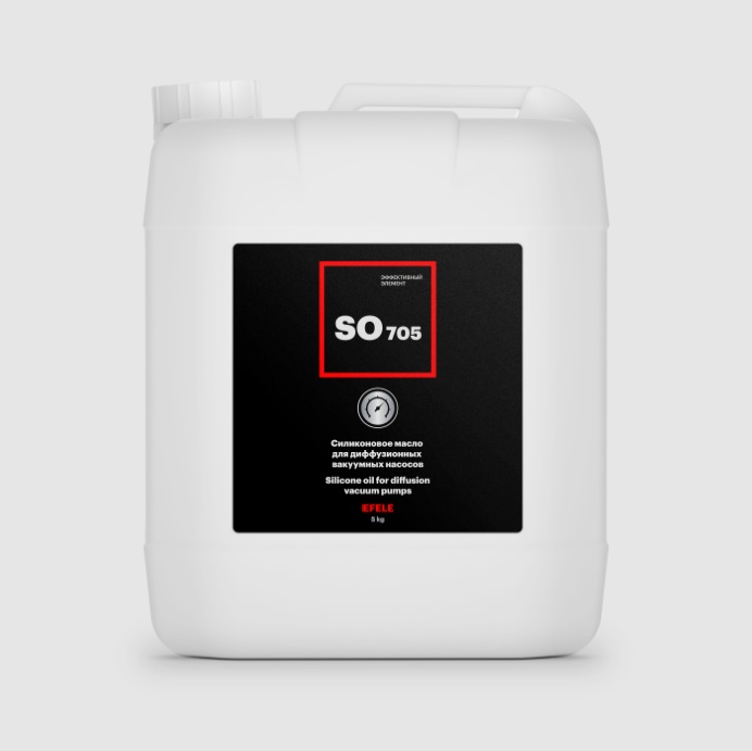 EFELE SO-705 Силиконовая жидкость для диффузионных вакуумных насосов 5 кг