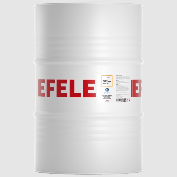 EFELE SO-868 VG-100 Синтетическое (ПАО) масло с пищевым допуском NSF H1, 200 л