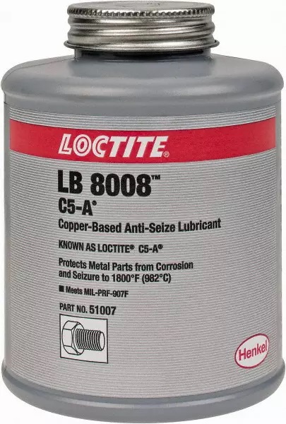 Противозадирная смазка LOCTITE 8008 банка с кистью 454 г