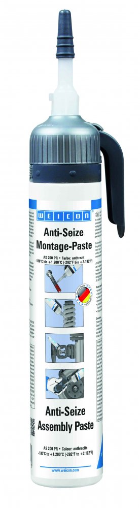 WEICON Anti-Seize Монтажная паста (200 г) Защита от коррозии и высокопроизводительное смазывающее средство. Пресс-балон.