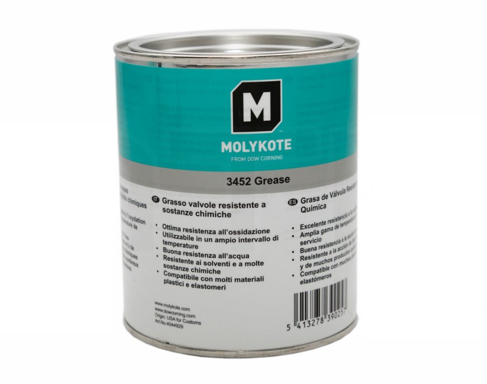 Molykote 3452 Химически стойкая смазка для клапанов 1 кг