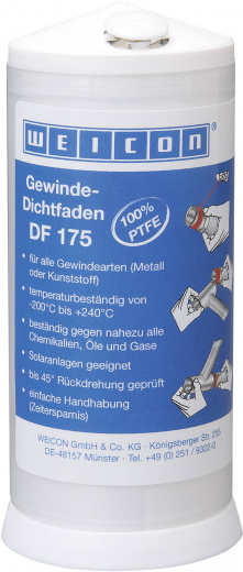 WEICON Нить для уплотнения резьбы DF 175 (175 м) с PTFE