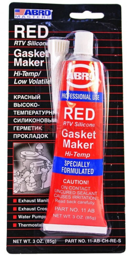 ABRO 11-AB-CH-RE-S Герметик прокладок (красный) на узком блистере 85 г